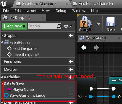 Saving And Loading Ue4 Data With Blueprints Jevon Org